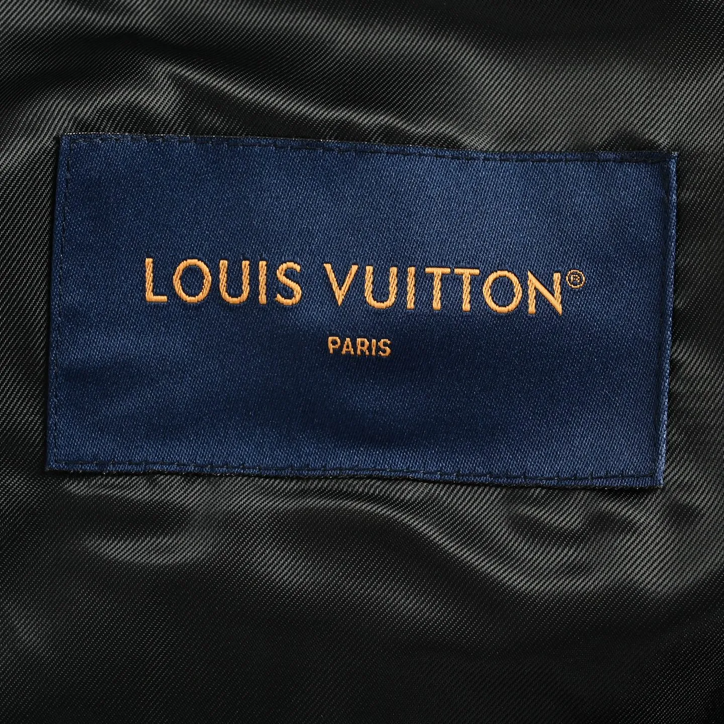 Louis Vuitton/Louis Vuitton letter embroidered patchwork baseball jacket